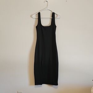 Express Black Midi Dress